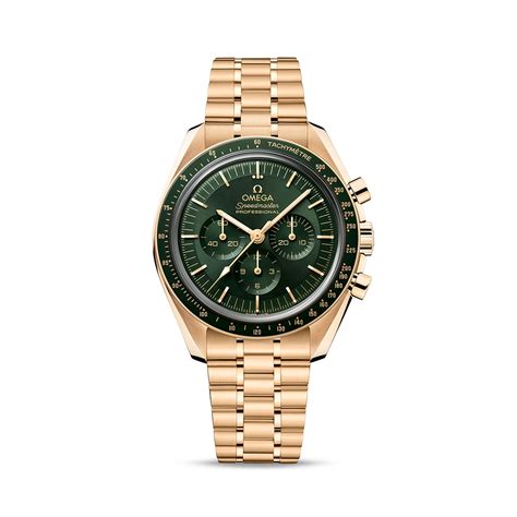 omega speedmaster moonwatch green dial|Omega Speedmaster moonwatch bezel.